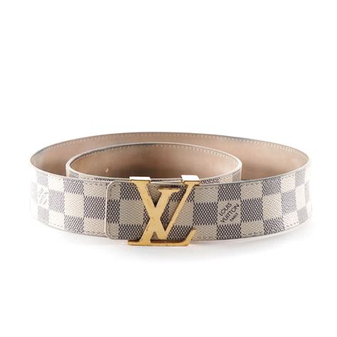 louis vuitton damier belt white|Louis Vuitton damier belt price.